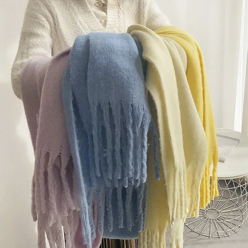 Winter Scarf with Tassels LAPANIA