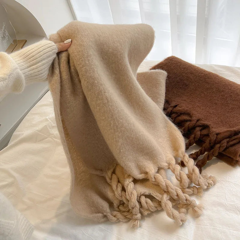 Winter Scarf with Tassels LAPANIA