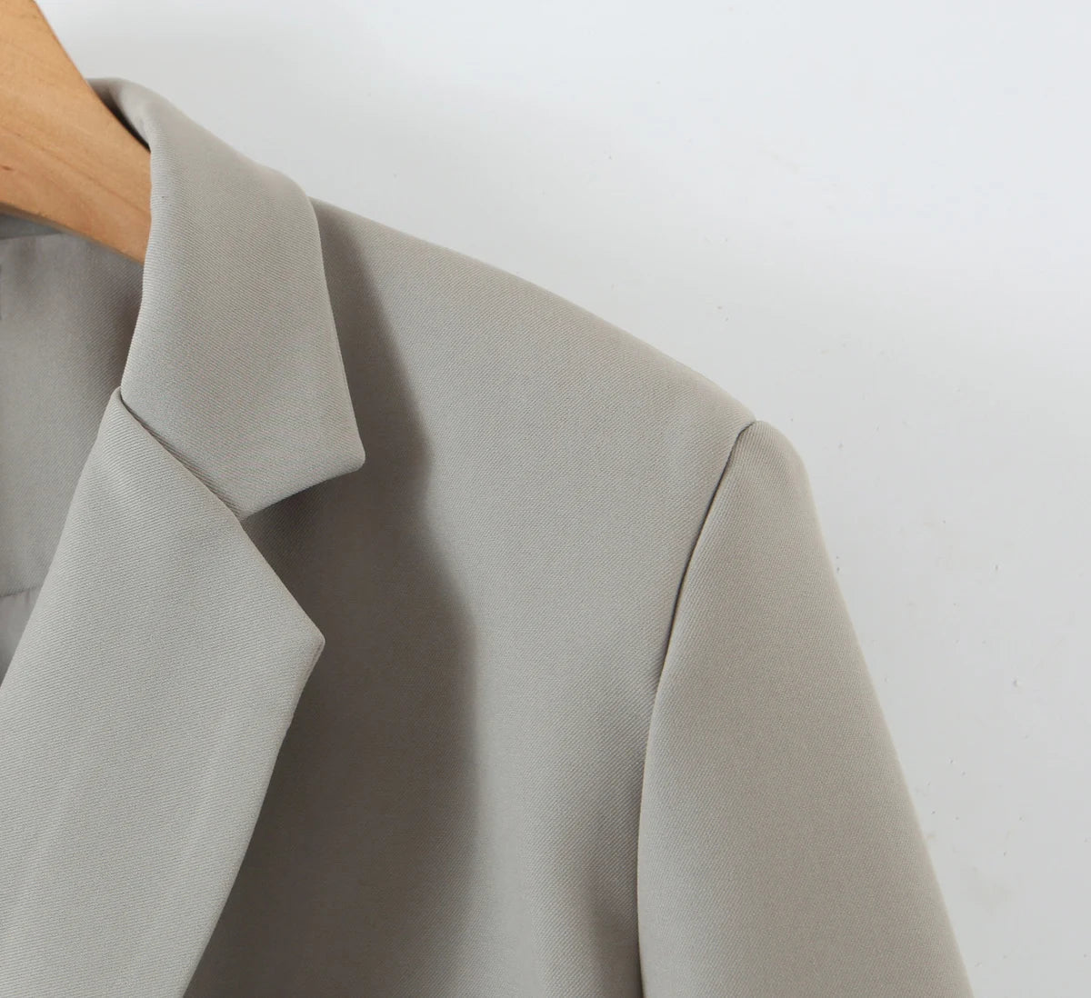 One Button Cropped Blazer & High-Waisted Mini Skirt Set LAPANIA