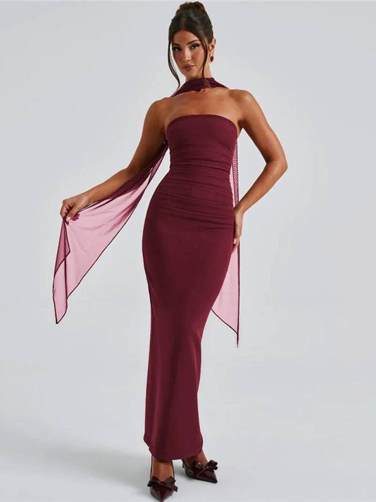 Strapless Maxi Dress LAPANIA