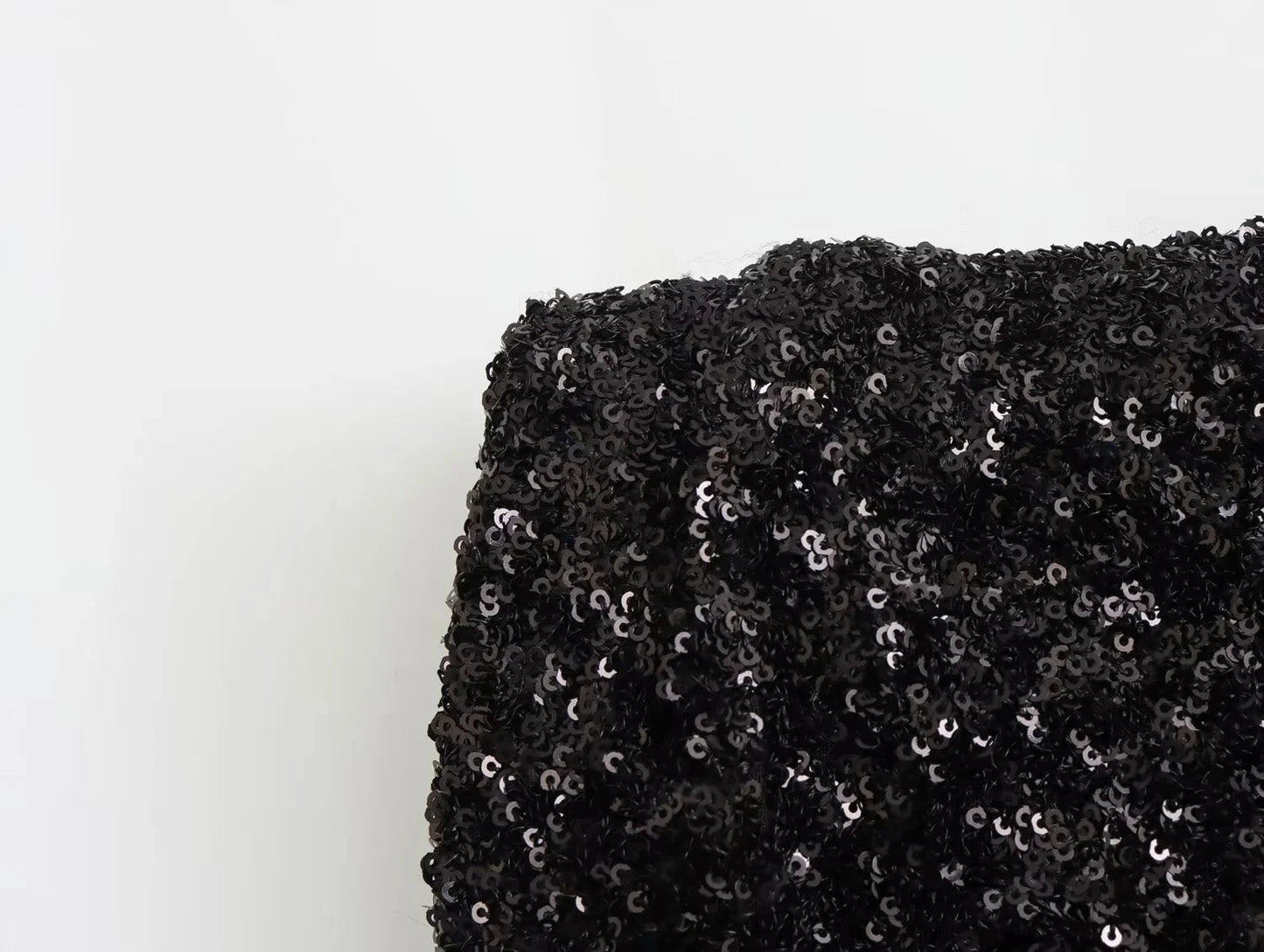 Sequined Shoulder Pad Mini Dress LAPANIA