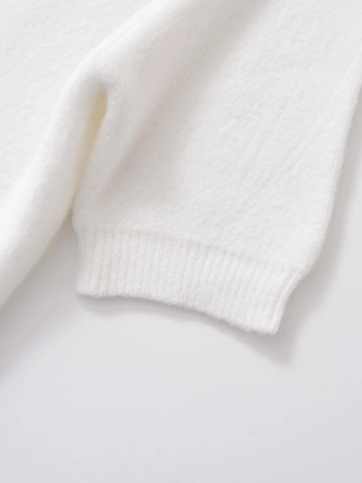 Bow Button Knit Top LAPANIA