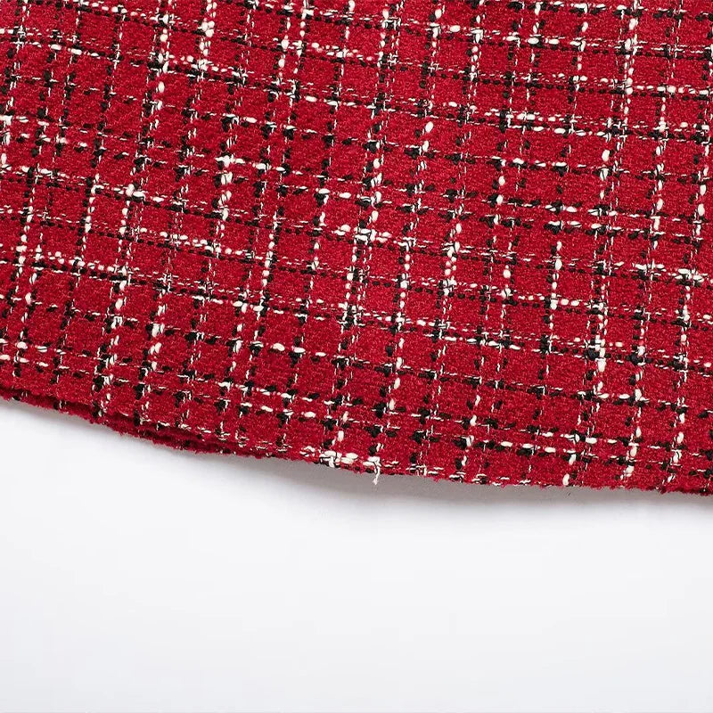 Tweed High-Waist Mini Skort LAPANIA