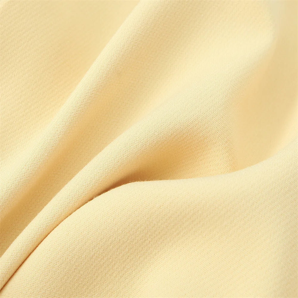 yellow belted vest LAPANIA