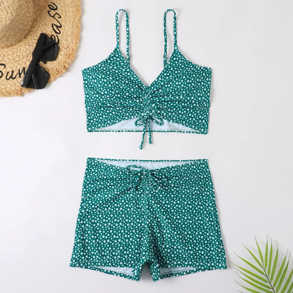 High Waist Bikini boxer Set