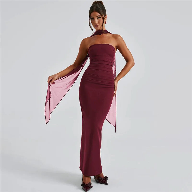 Strapless Maxi Dress LAPANIA
