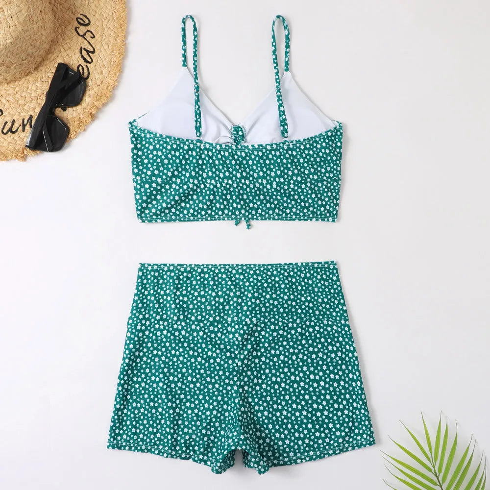 High Waist Bikini boxer Set
