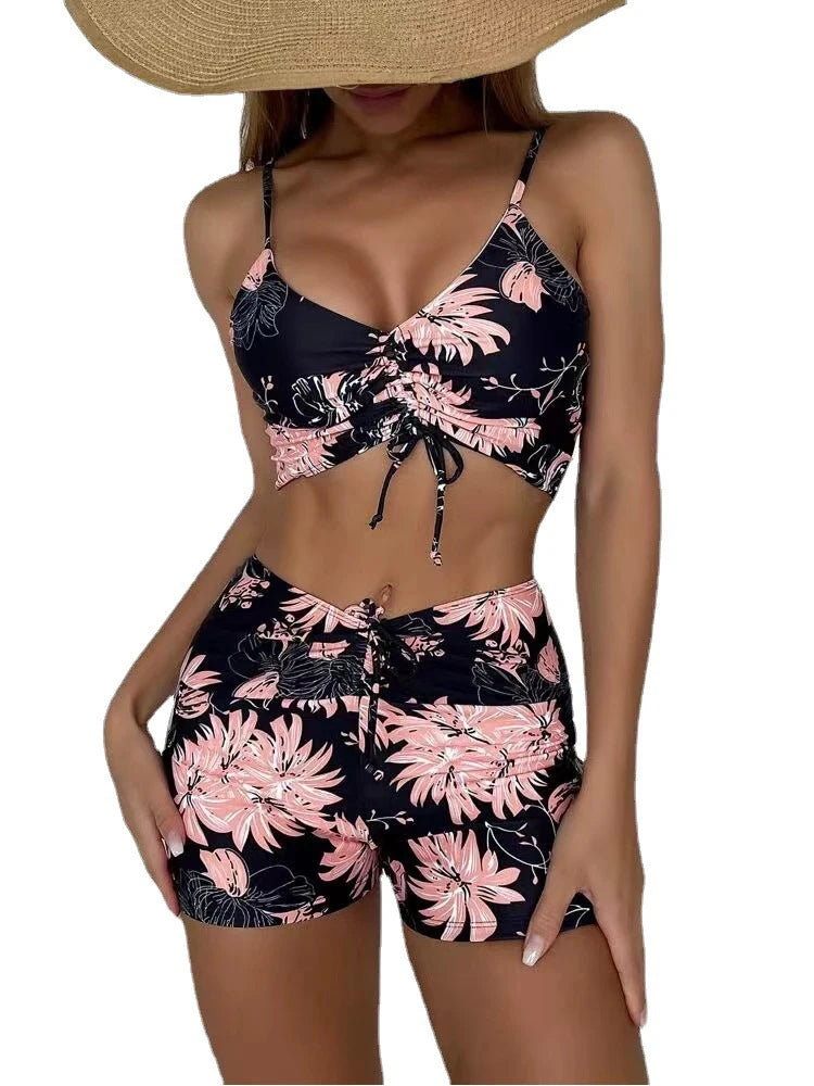 High Waist Bikini boxer Set