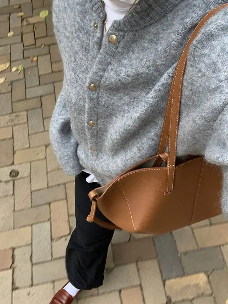 O-Neck Mohair Cardigan