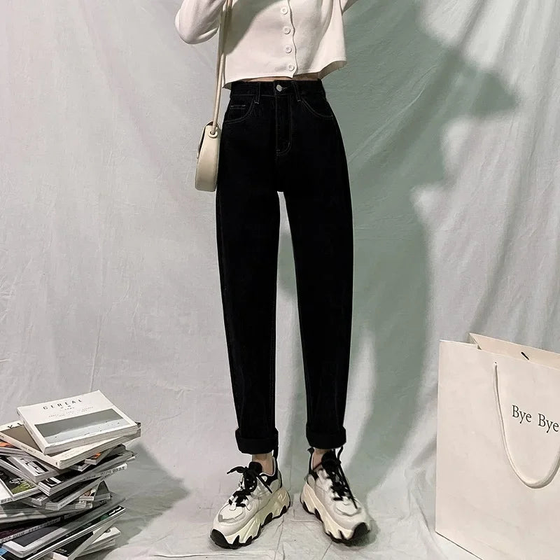 High-Waisted Dad Jeans