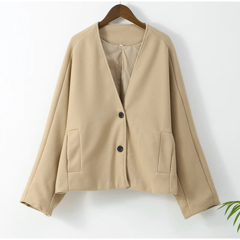 Vintage Loose Fit Blazer Coat LAPANIA