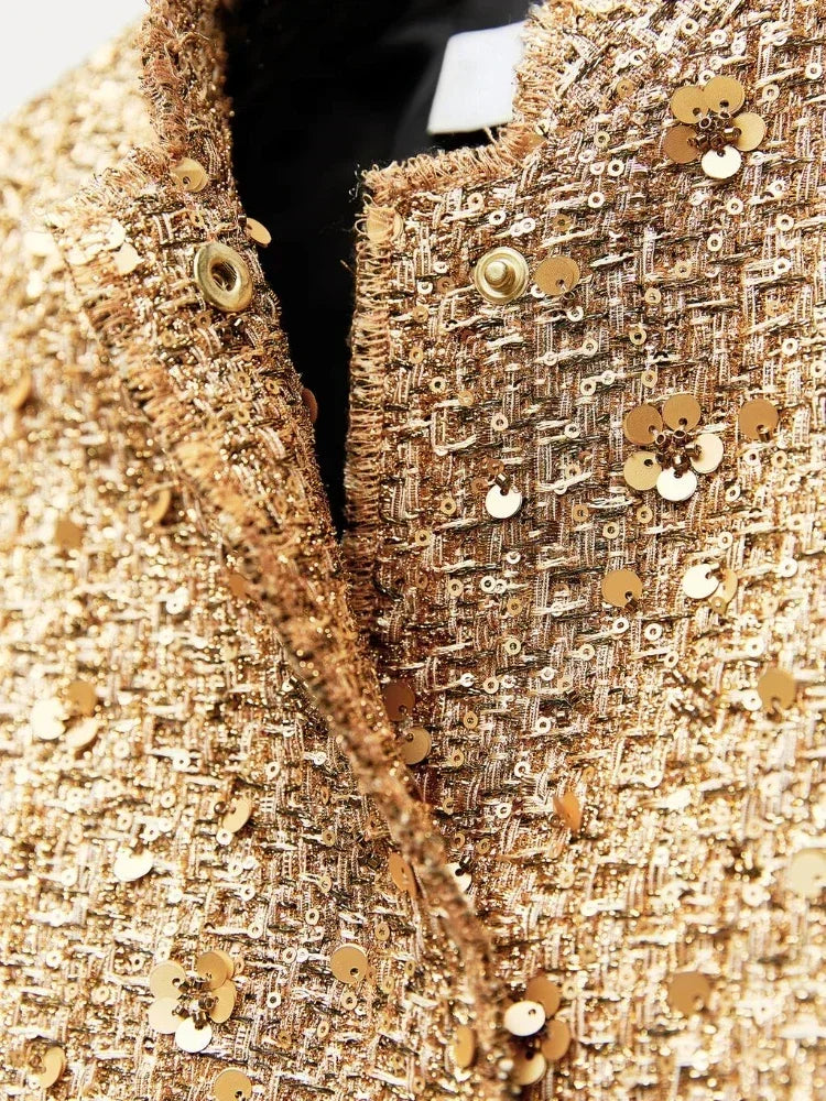 Sequined Bomber Jacket LAPANIA