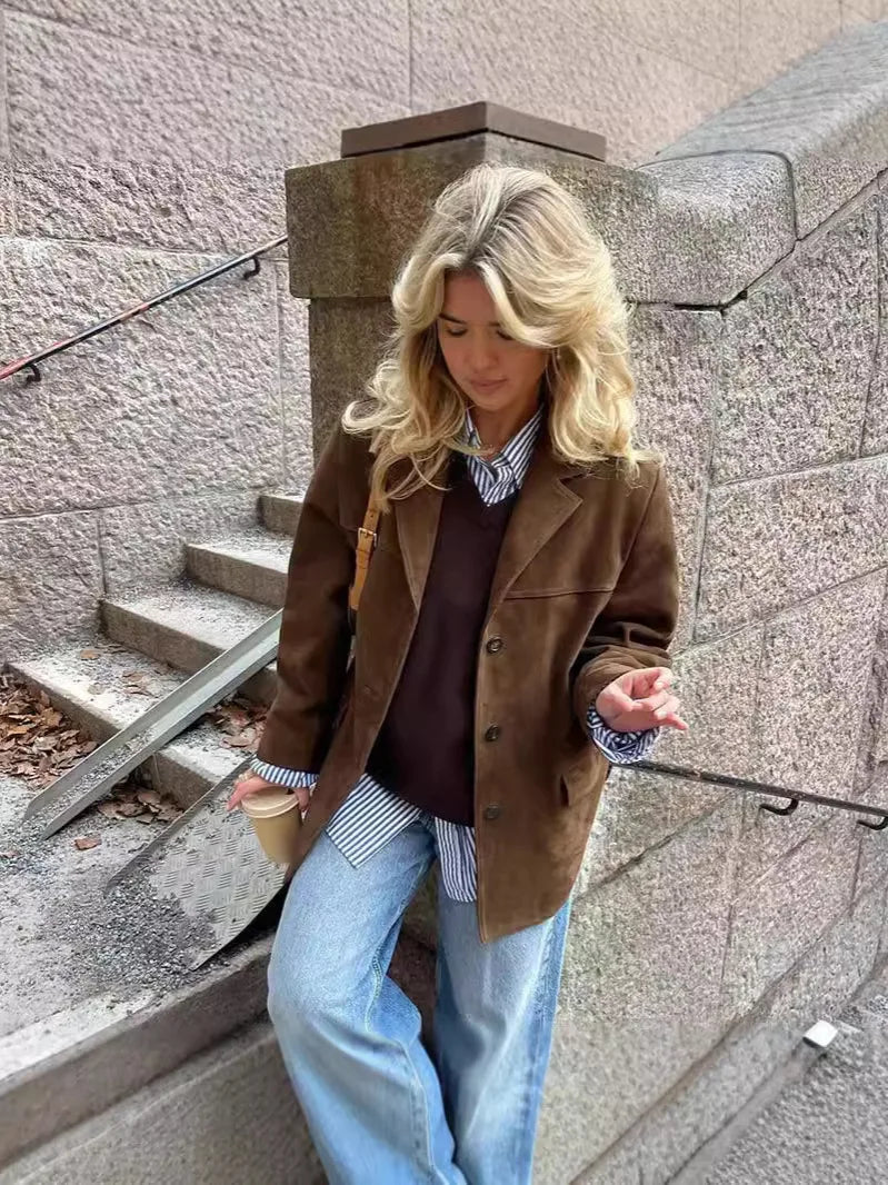 Vintage Suede Jacket LAPANIA