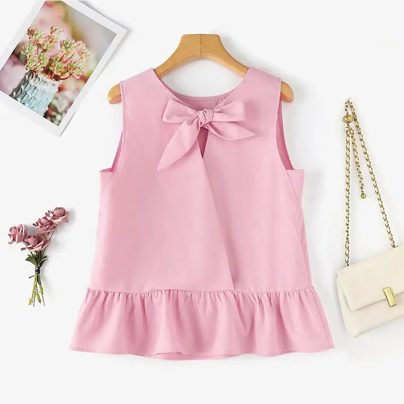 Ruffled Sleeveless Tank Top LAPANIA