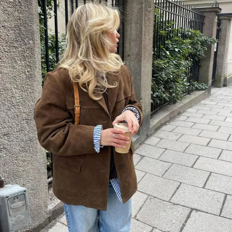 Vintage Suede Jacket LAPANIA