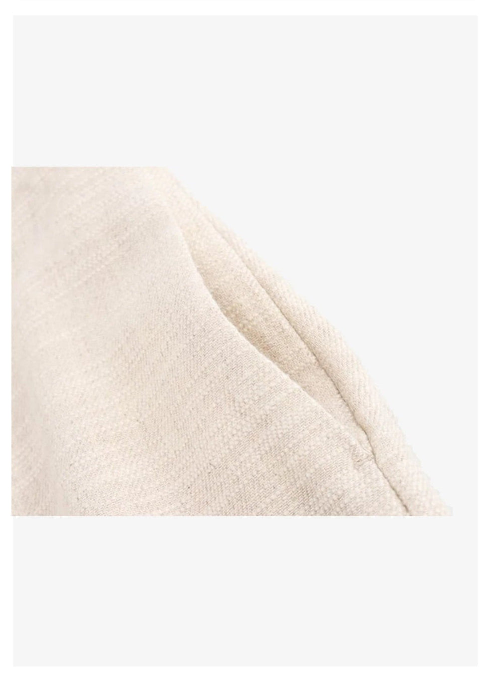 Sienna Beige High-Waist Straight-Leg Pants LAPANIA
