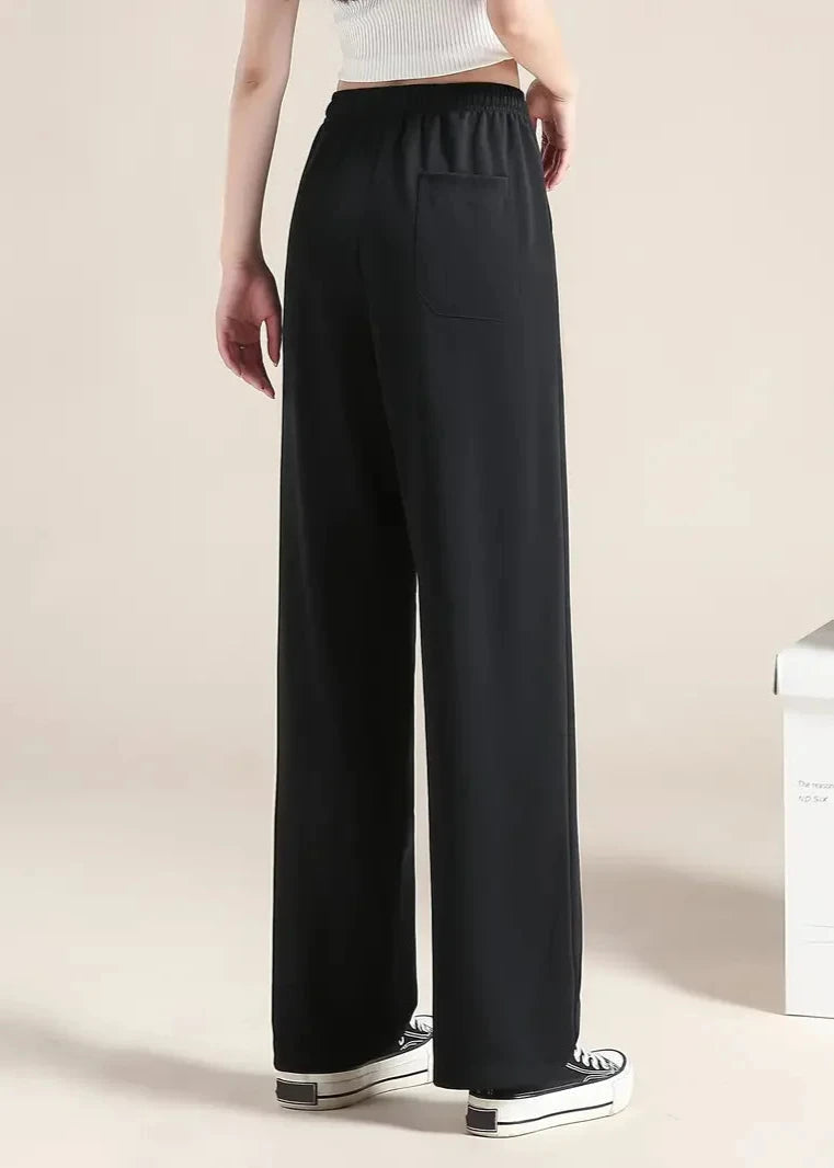Soft Ice Silk Wide-Leg Pants LAPANIA