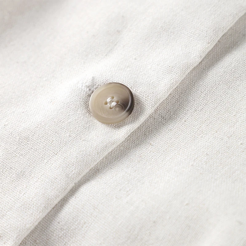 Slim Fit Linen Mini Dress LAPANIA