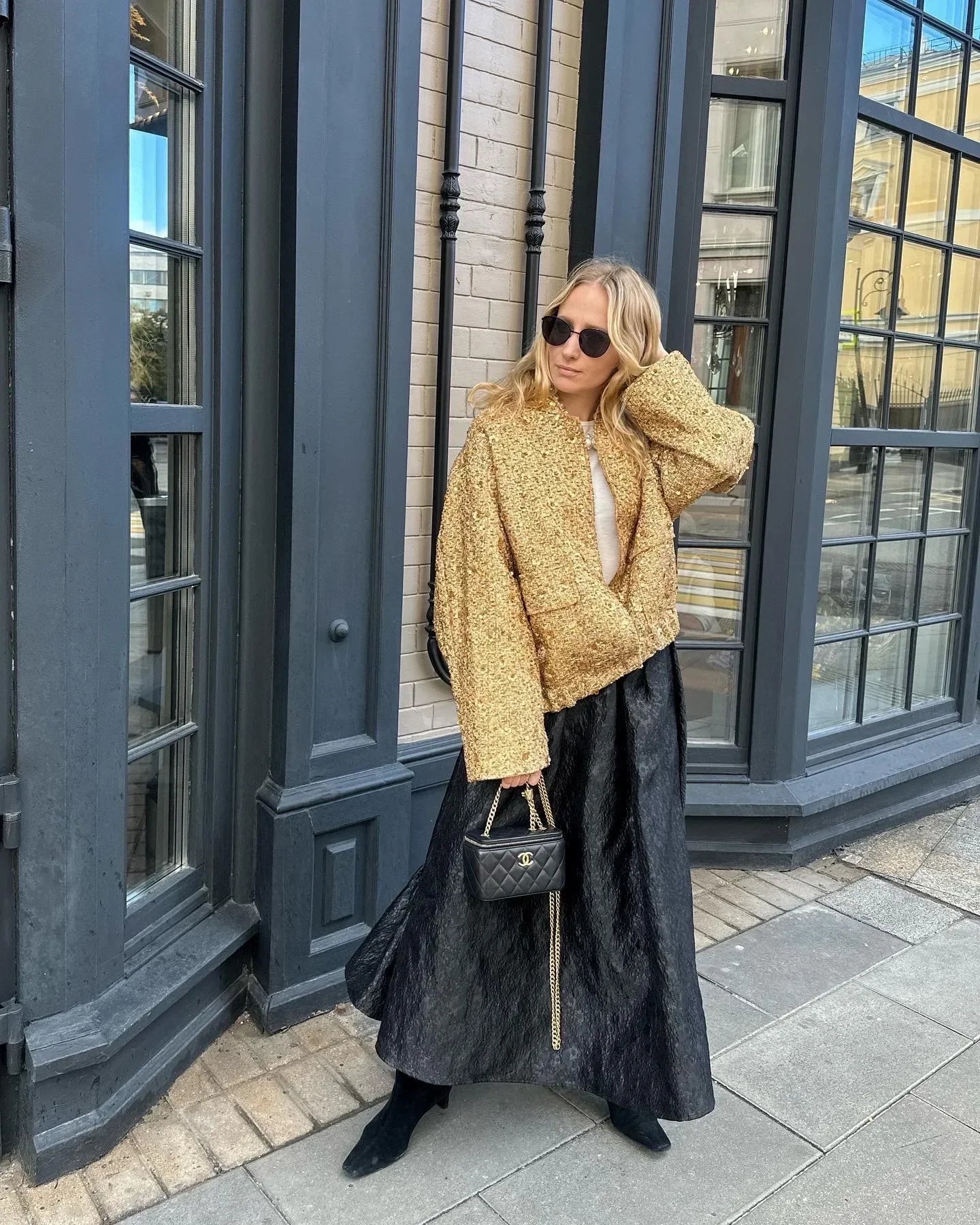 Sequined Bomber Jacket LAPANIA