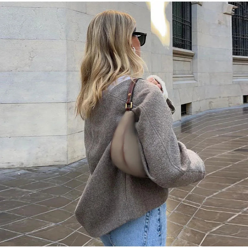 Vintage Loose Fit Blazer Coat LAPANIA
