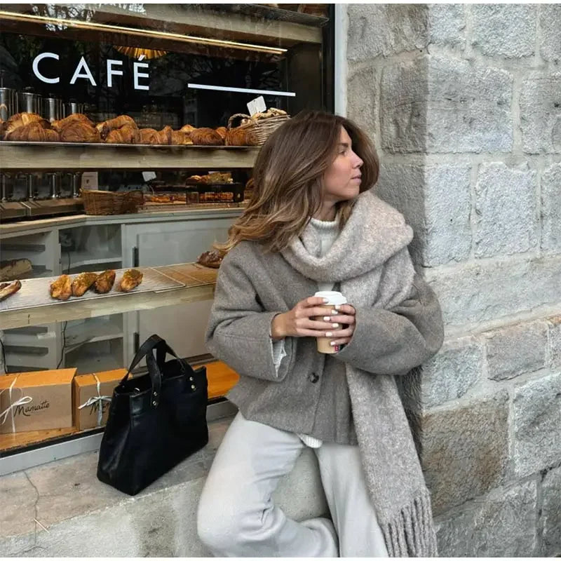 Vintage Loose Fit Blazer Coat LAPANIA
