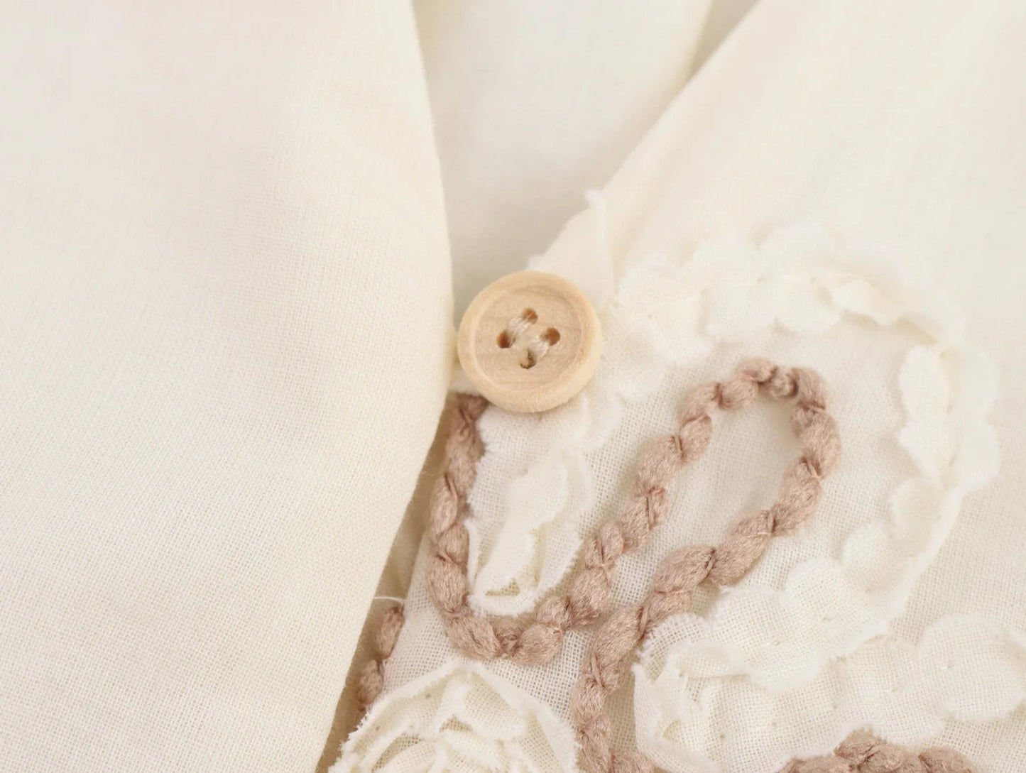 Floral Embroidery Belted Mini Dress LAPANIA