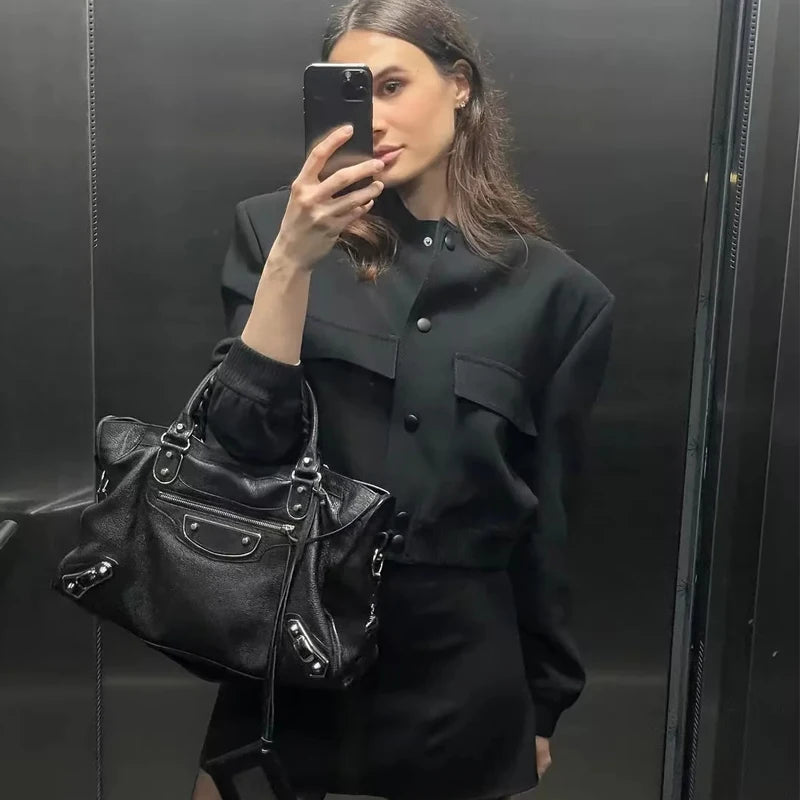 Short Bomber Jacket LAPANIA