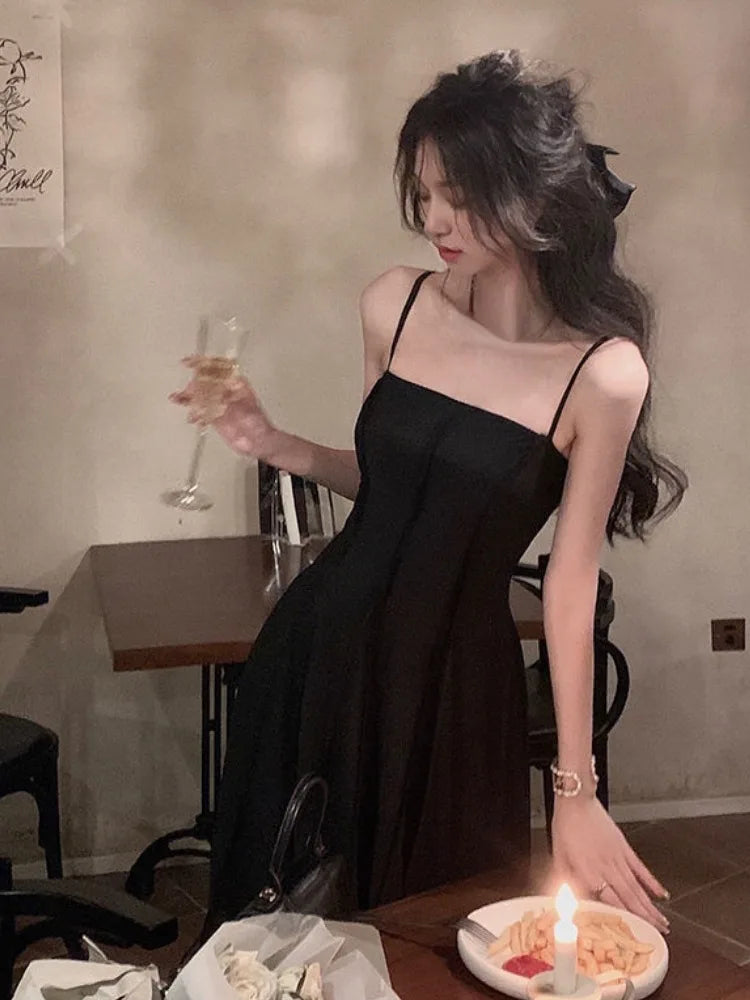 Vintage High-Waist pleated Maxi Dress LAPANIA