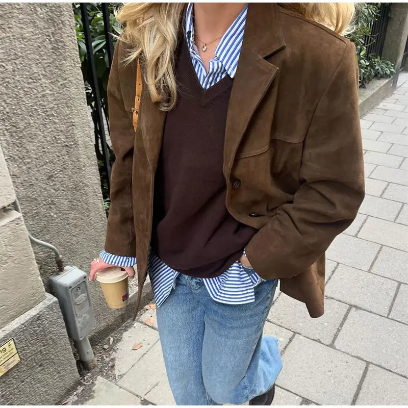 Vintage Suede Jacket LAPANIA