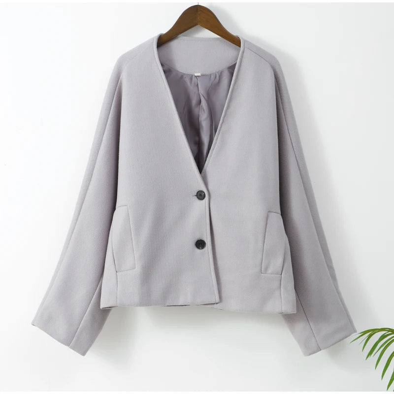Vintage Loose Fit Blazer Coat LAPANIA