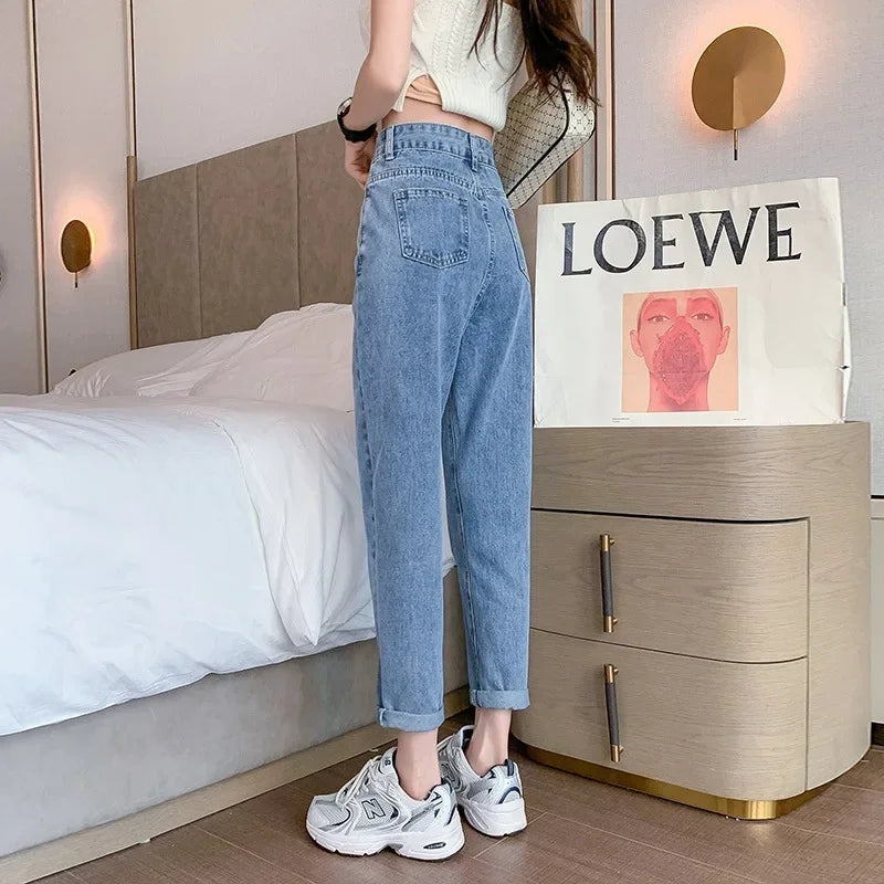 High-Waisted Dad Jeans
