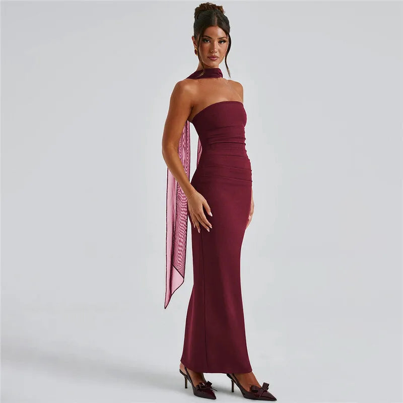 Strapless Maxi Dress LAPANIA