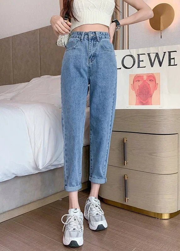 High-Waisted Dad Jeans