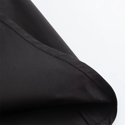 Black High-Waisted A-Line Skirt LAPANIA