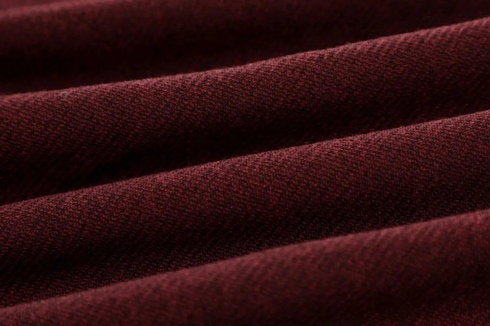 Burgundy Cape-Style Jacket with Single Button LAPANIA