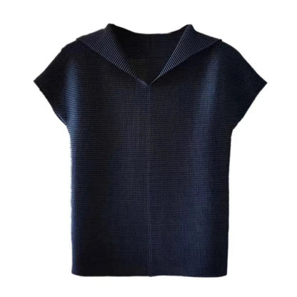 Textured V-Neck Blouse