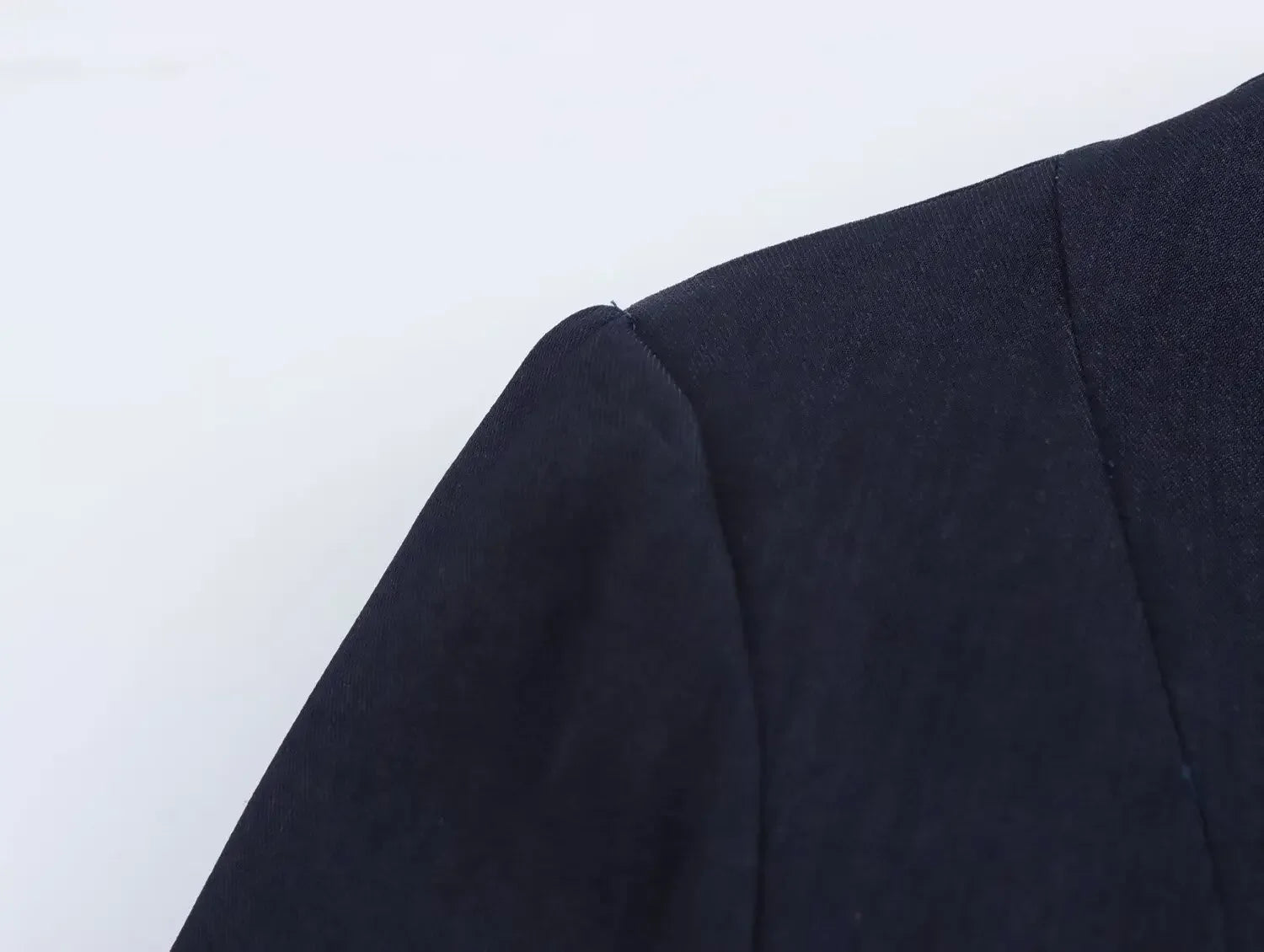 Navy Blue Elegant Blazer with Gold Buttons LAPANIA