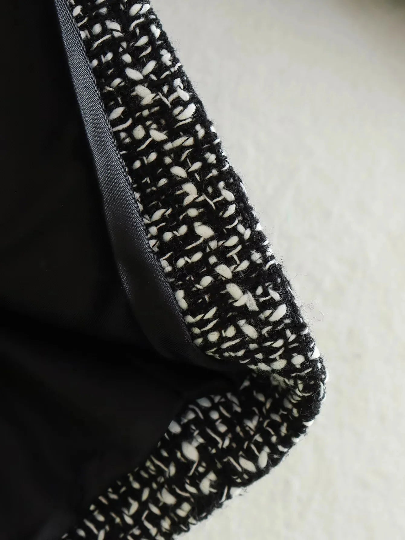 Tweed Single-Breasted Jacket with Gold Buttons LAPANIA