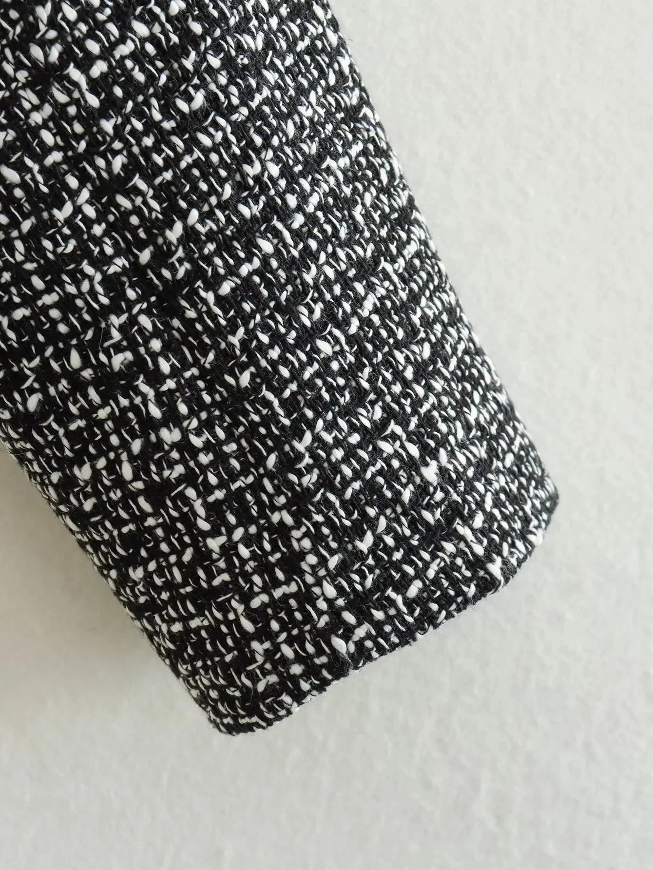 Tweed Single-Breasted Jacket with Gold Buttons LAPANIA