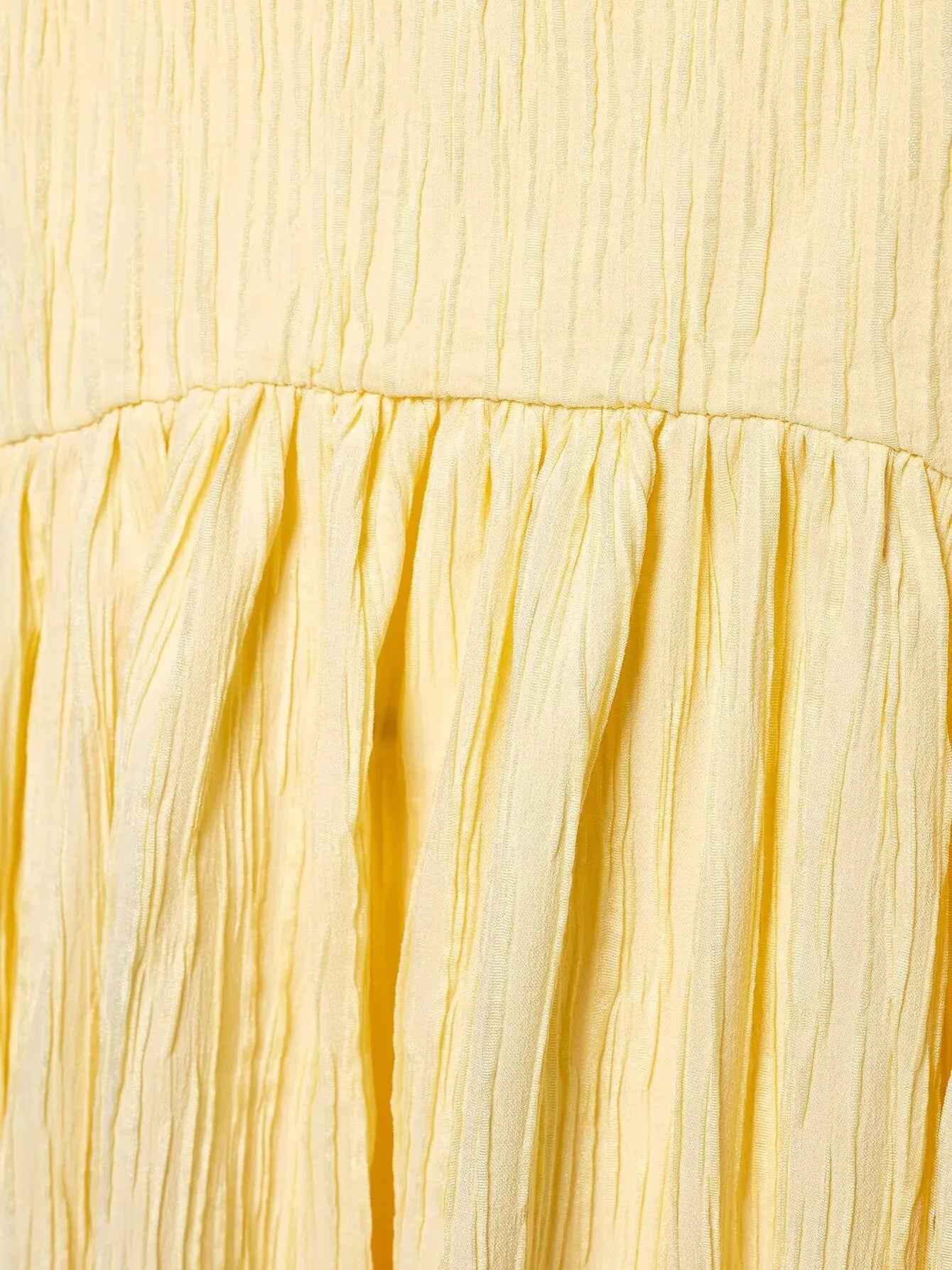 Butter Yellow Strap Midi Dress