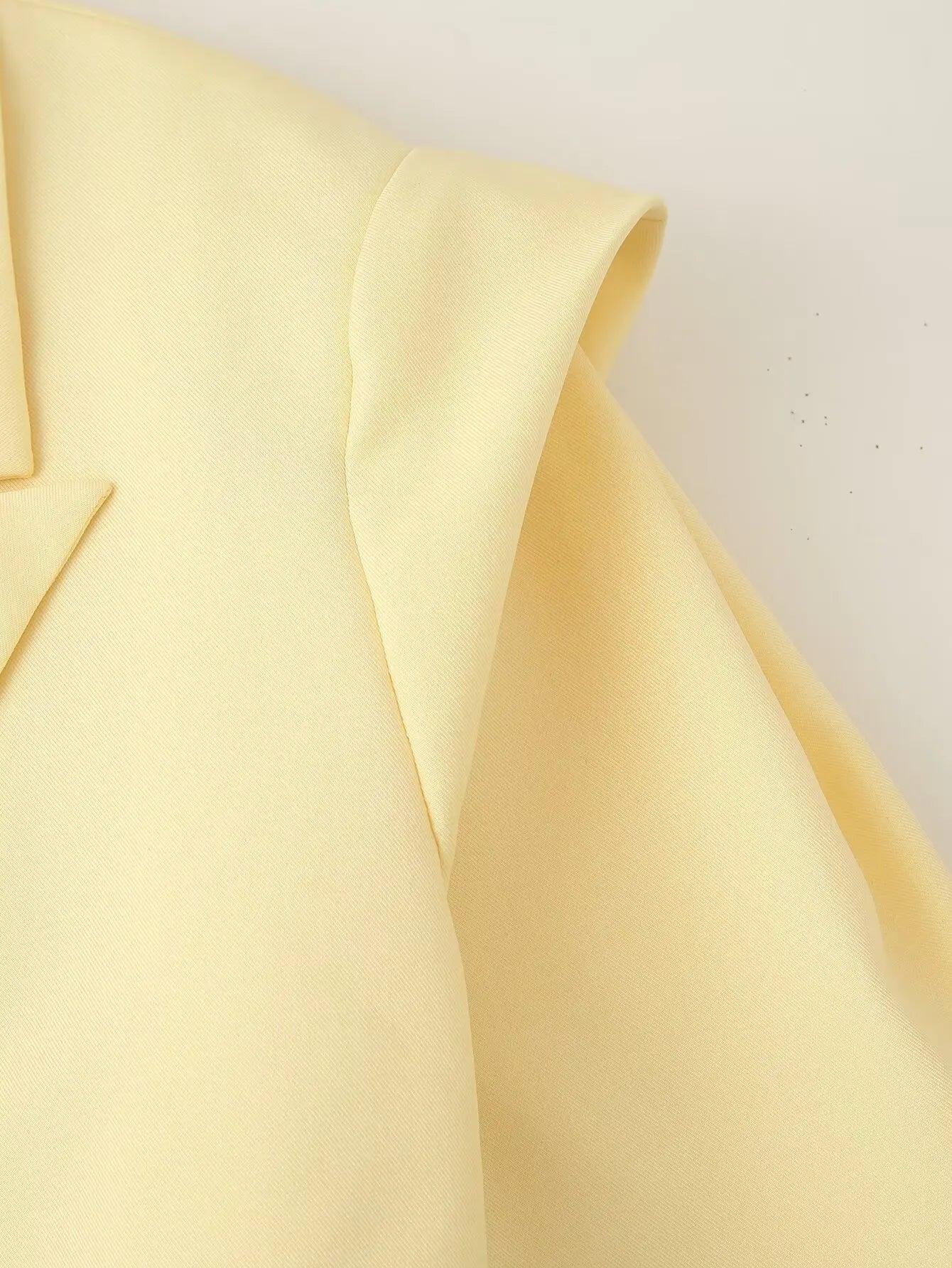 Waist-Tie Blazer with Padded Shoulder Effect LAPANIA