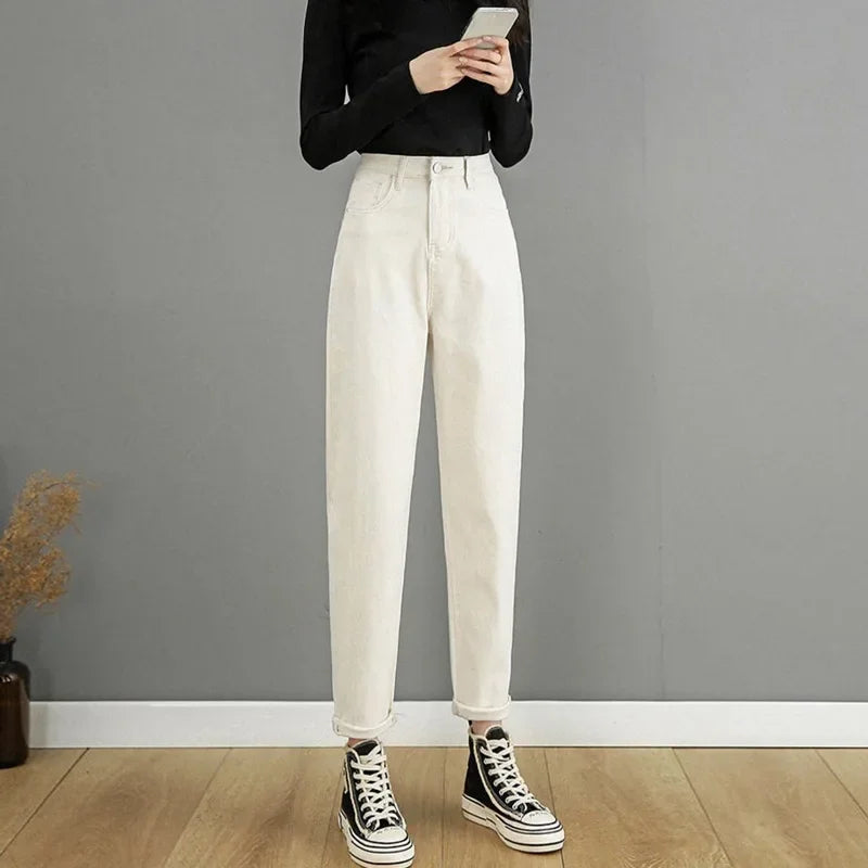 High-Waisted Dad Jeans