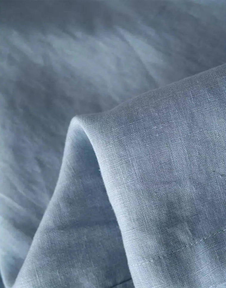White Cotton-Linen Pants