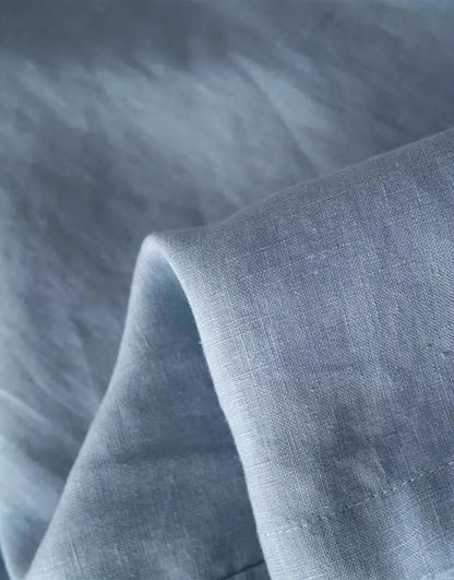 White Cotton-Linen Pants