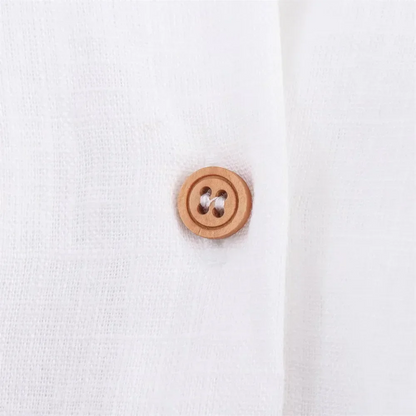 Green Casual Lapel Top with Knot Detail LAPANIA