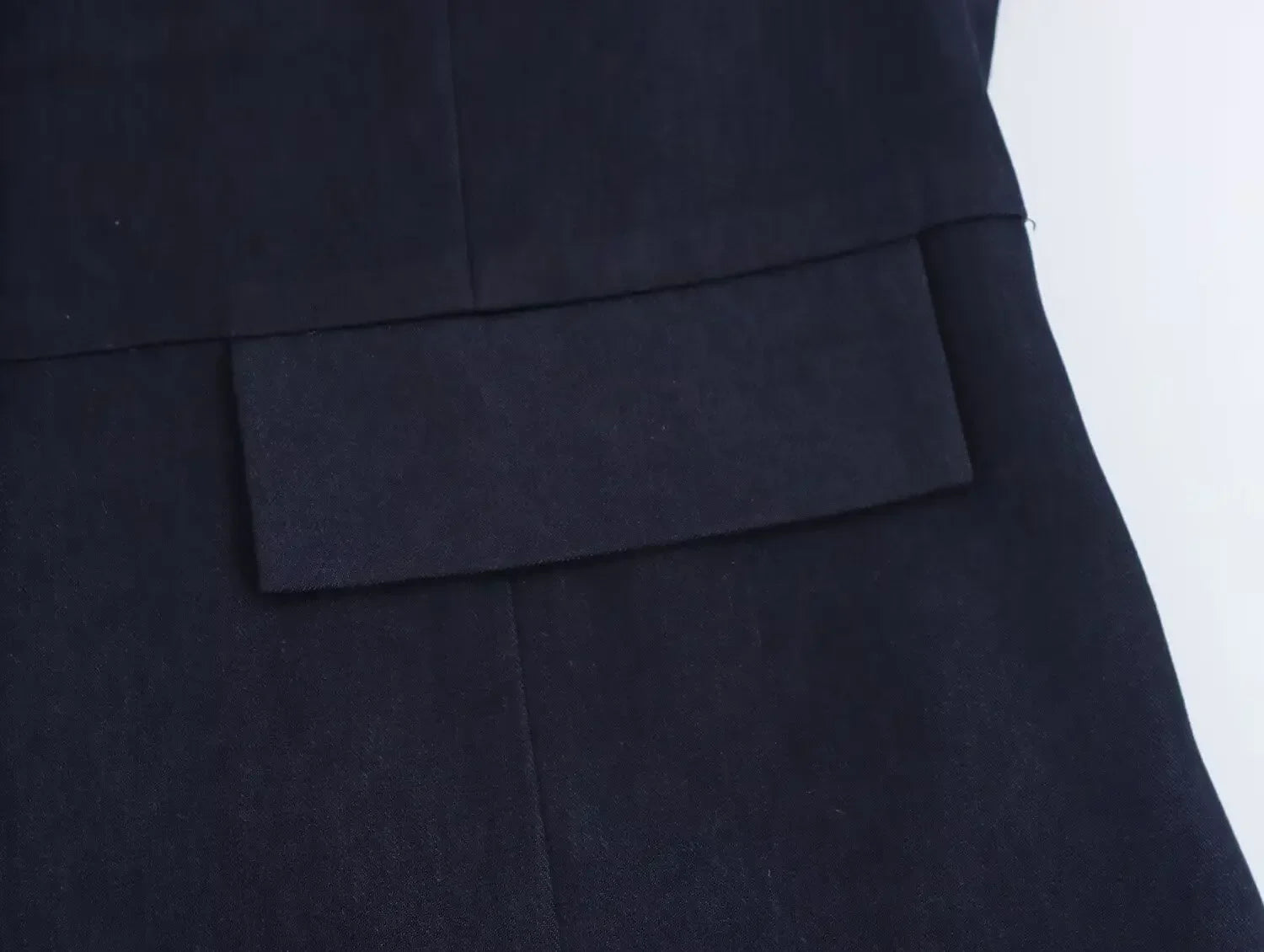 Navy Blue Elegant Blazer with Gold Buttons LAPANIA