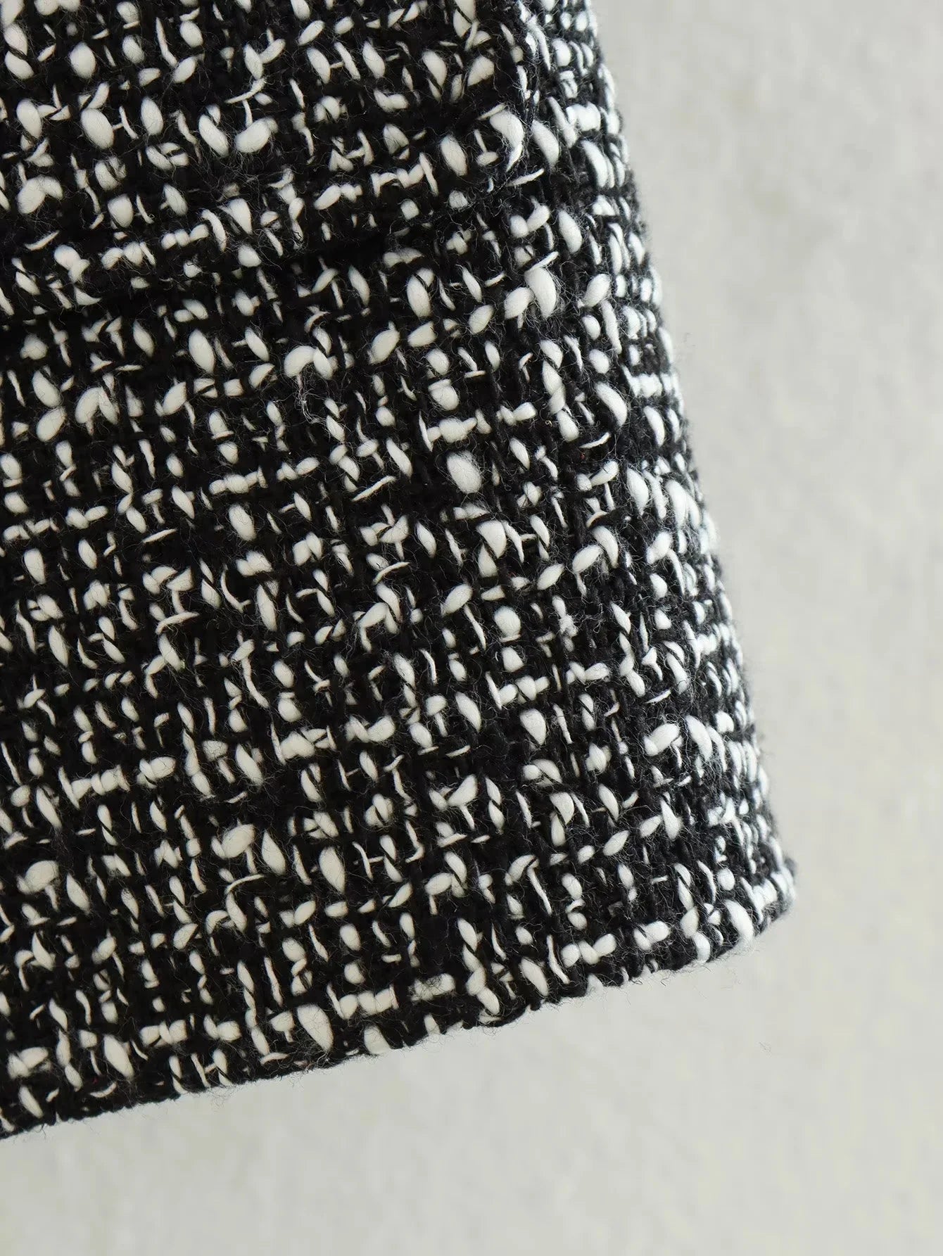 Tweed Single-Breasted Jacket with Gold Buttons LAPANIA