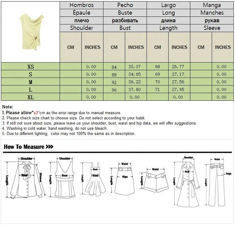 Yellow Asymmetric Knot Top with Gold Detail LAPANIA