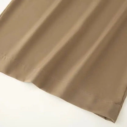 Camel Wide-Leg Pants with belt LAPANIA